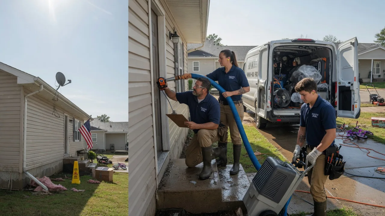 Ceiling Water Damage Restoration in Mequon, WI near me
